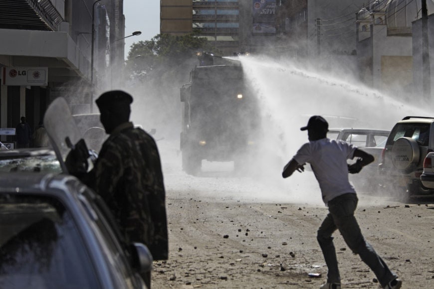 Kenya: Teargas, brutality and the killing of a protester at electoral reform demonstration - Civic Space