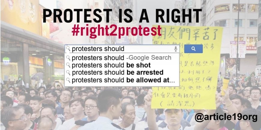 Protests: Have we got this right? - Civic Space