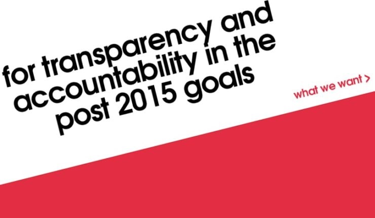 موقع جديد للمساءلة والشفافية في إطار أهداف التنمية لما بعد عام 2015