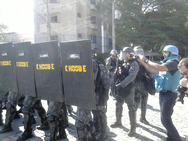 Brasil: Repressão a manifestantes marca primeiro dia da Copa do Mundo - Civic Space