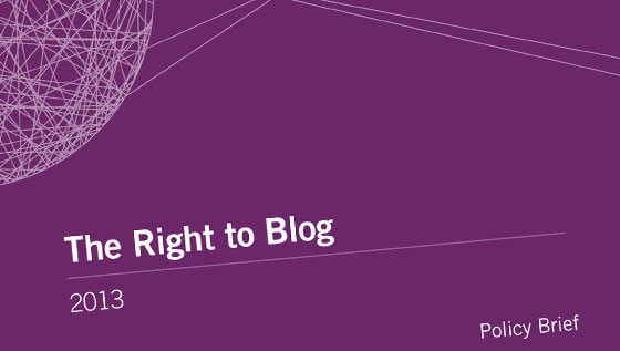 The Right to Blog - Digital