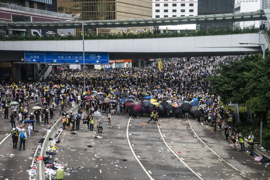 Hong Kong: Authorities must uphold the right to protest - Civic Space