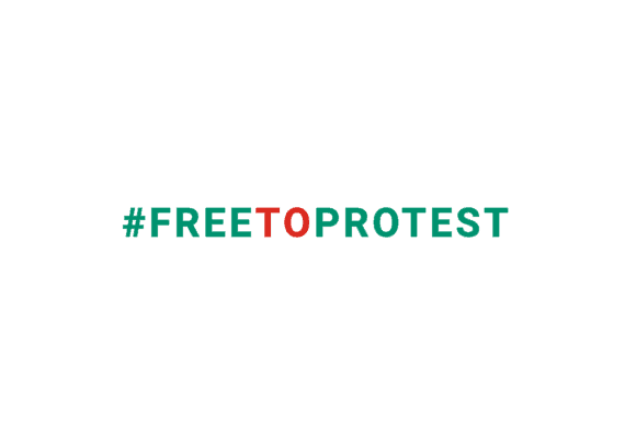 #FreetoProtest