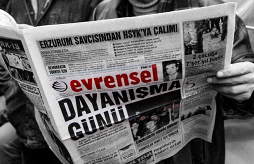 Türkiye: Uluslararası hak grupları, Evrensel’in kamu ilanı yayımlama hakkının geri verilmesi için çağrı yaptı - Media