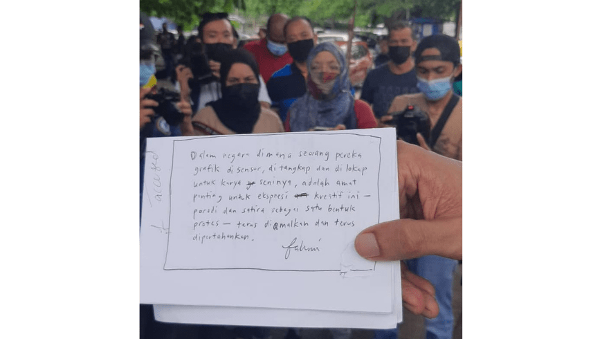 Malaysia: End investigations into political satire artist - Civic Space