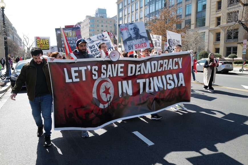 Tunisia: Democracy in crisis following a year of authoritarian rule - Civic Space
