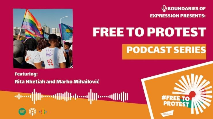 Boundaries of Expression podcast #FreeToProtest: LGBTQI+ rights