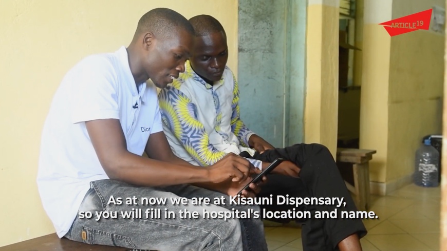 Using data to inform service delivery in health centres - TEMA app - PROTECT - free open inclusive Kenya