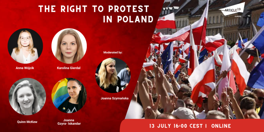 Poland: How do people fight for their right to protest? Event wrap-up - Civic Space